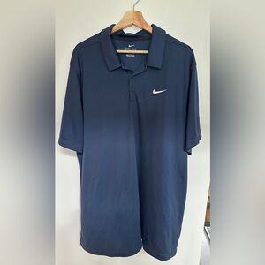 Nike Blue Polo Shirt Classic Design